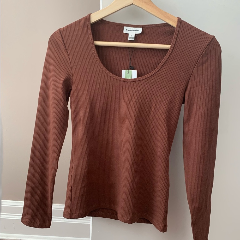 Frank & Oak Rust Top